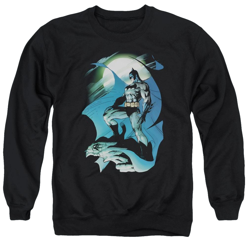 Batman Glow Of The Moon - Men's Crewneck Sweatshirt Men's Crewneck Sweatshirt Batman   