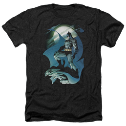 Batman Glow Of The Moon - Men's Heather T-Shirt Men's Heather T-Shirt Batman   