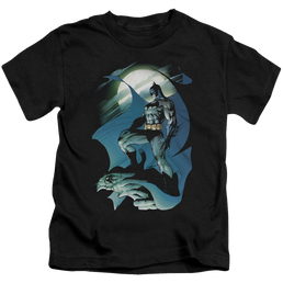 DC Batman Glow Of The Moon - Kid's T-Shirt Kid's T-Shirt (Ages 4-7) Batman   
