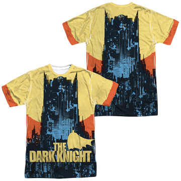 Batman Bat Building men's all-over print t-shirt