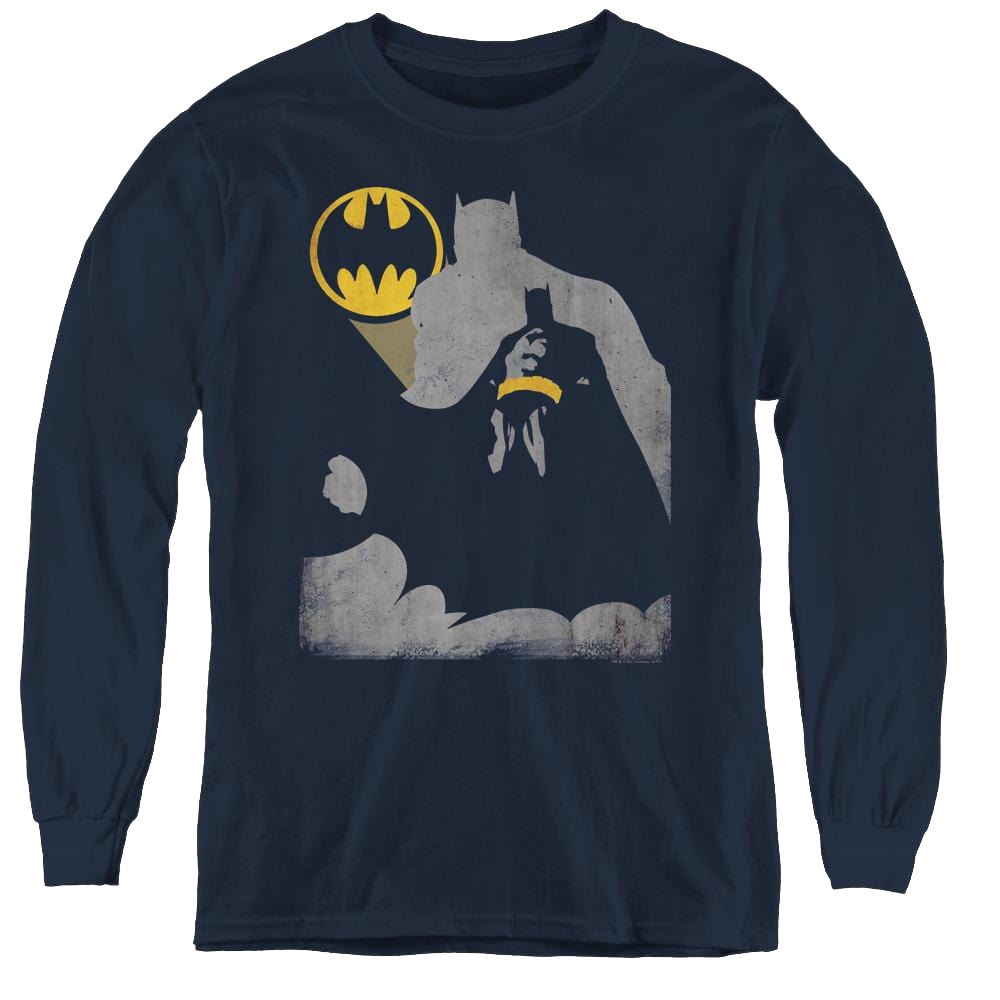 Dc Batman Bat Knockout - Youth Long Sleeve T-Shirt Youth Long Sleeve T-Shirt Batman   