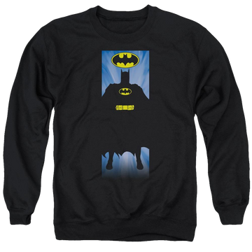 Batman Batman Block - Men's Crewneck Sweatshirt Men's Crewneck Sweatshirt Batman   