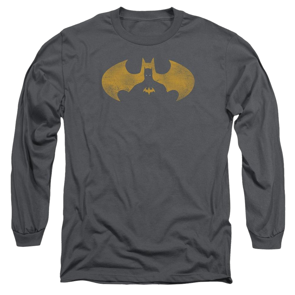 Batman Bat Symbol Knockout - Men's Long Sleeve T-Shirt Men's Long Sleeve T-Shirt Batman   