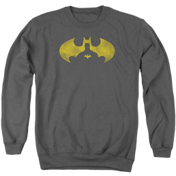 Batman Bat Symbol Knockout - Men's Crewneck Sweatshirt Men's Crewneck Sweatshirt Batman   