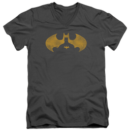 Batman Bat Symbol Knockout - Men's V-Neck T-Shirt Men's V-Neck T-Shirt Batman   
