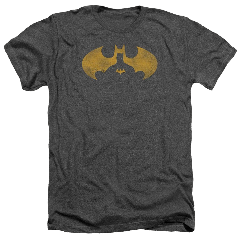 Batman Bat Symbol Knockout - Men's Heather T-Shirt Men's Heather T-Shirt Batman   