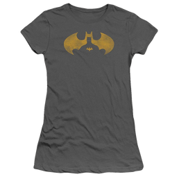 Batman Bat Symbol Knockout - Juniors T-Shirt Juniors T-Shirt Batman   