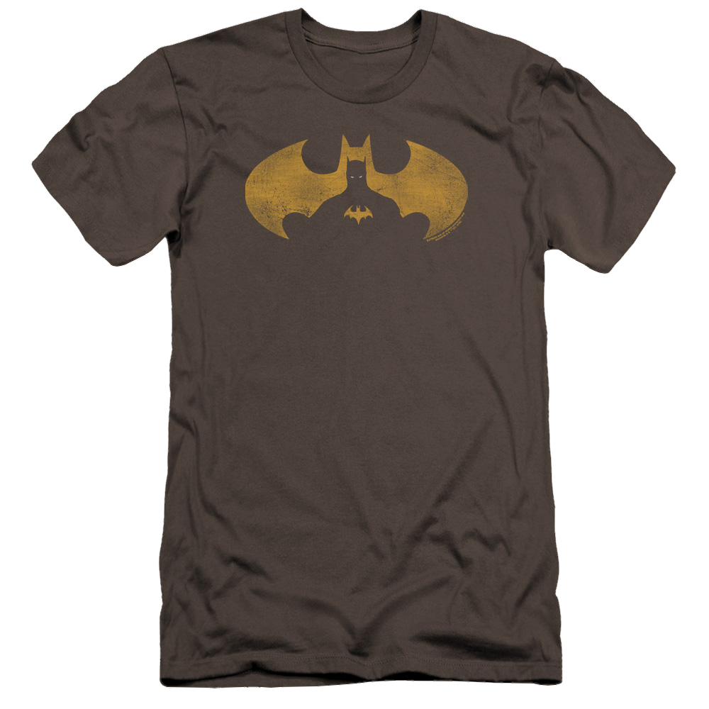 Batman Bat Symbol Knockout - Men's Premium Slim Fit T-Shirt Men's Premium Slim Fit T-Shirt Batman   