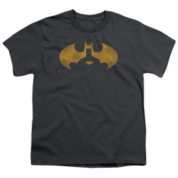 DC Batman Bat Symbol Knockout - Youth T-Shirt Youth T-Shirt (Ages 8-12) Batman   