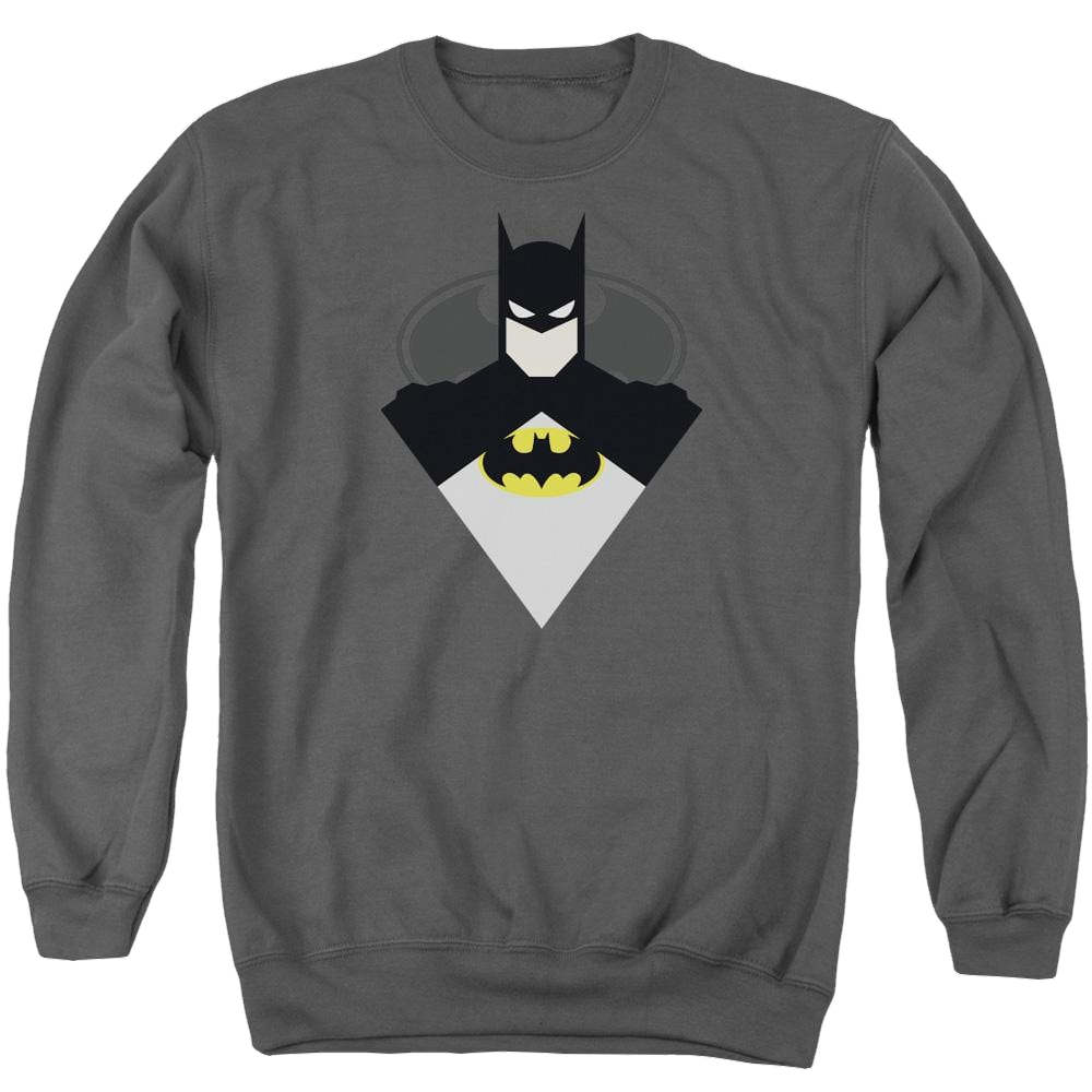 Batman Simple Bat - Men's Crewneck Sweatshirt Men's Crewneck Sweatshirt Batman   