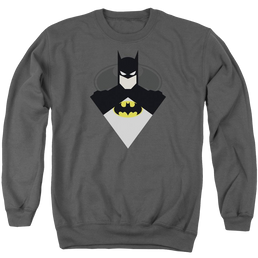 Batman Simple Bat - Men's Crewneck Sweatshirt Men's Crewneck Sweatshirt Batman   