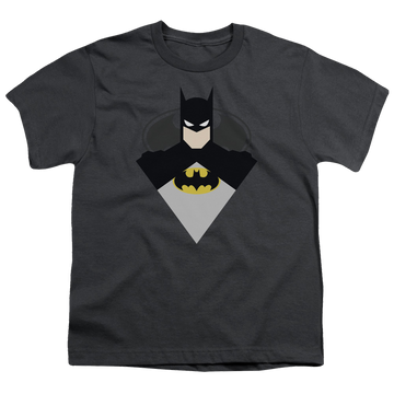 DC Batman Simple Bat - Youth T-Shirt Youth T-Shirt (Ages 8-12) Batman   