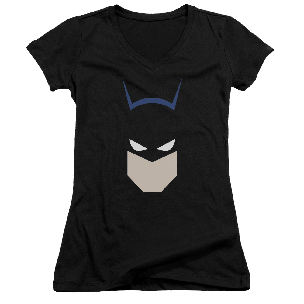 Batman  Bat Head - Juniors V-Neck T-Shirt Juniors V-Neck T-Shirt Batman   