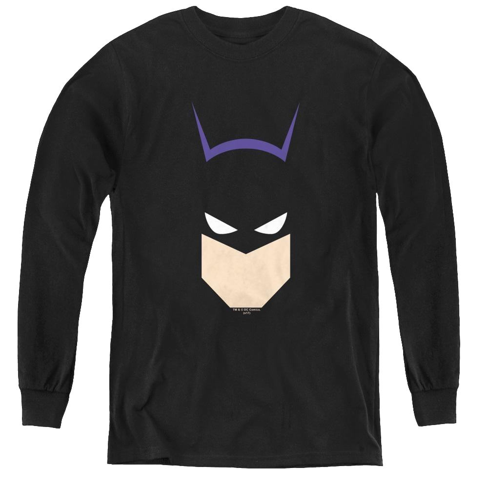 Dc Batman Bat Head - Youth Long Sleeve T-Shirt Youth Long Sleeve T-Shirt Batman   