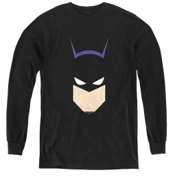 Dc Batman Bat Head - Youth Long Sleeve T-Shirt Youth Long Sleeve T-Shirt Batman   