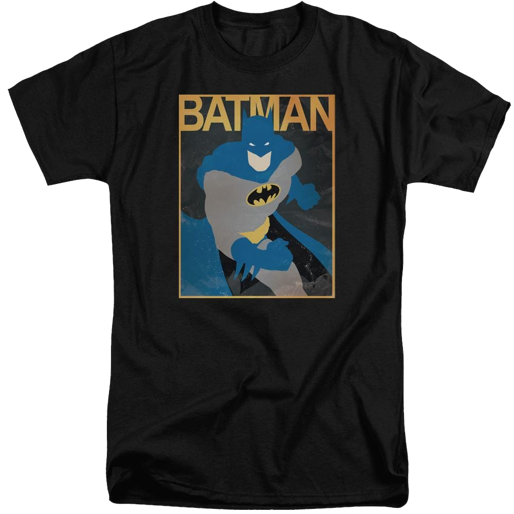 Batman Simple Bm Poster - Men's Tall Fit T-Shirt Men's Tall Fit T-Shirt Batman   