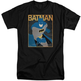Batman Simple Bm Poster - Men's Tall Fit T-Shirt Men's Tall Fit T-Shirt Batman   