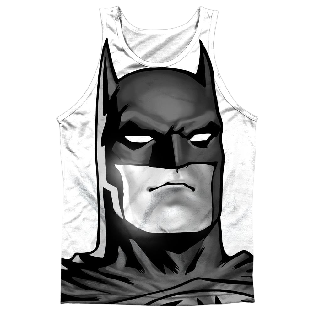 DC Batman Bw Bat Head - Men's All Over Print Tank Top Men's All Over Print Tank Batman   