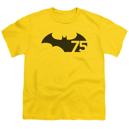 DC Batman 75 Logo - Youth T-Shirt Youth T-Shirt (Ages 8-12) Batman   