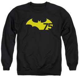 Batman 75 Logo 2 - Men's Crewneck Sweatshirt Men's Crewneck Sweatshirt Batman   