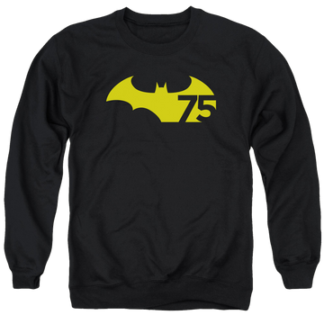 Batman 75 Logo 2 - Men's Crewneck Sweatshirt Men's Crewneck Sweatshirt Batman   