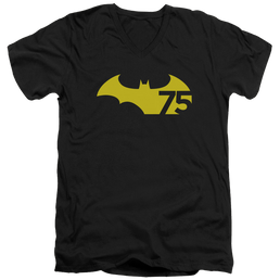 Batman 75 Logo 2 - Men's V-Neck T-Shirt Men's V-Neck T-Shirt Batman   