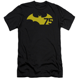 Batman 75 Logo 2 - Men's Premium Slim Fit T-Shirt Men's Premium Slim Fit T-Shirt Batman   