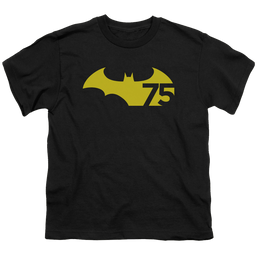 DC Batman 75 Logo 2 - Youth T-Shirt Youth T-Shirt (Ages 8-12) Batman   