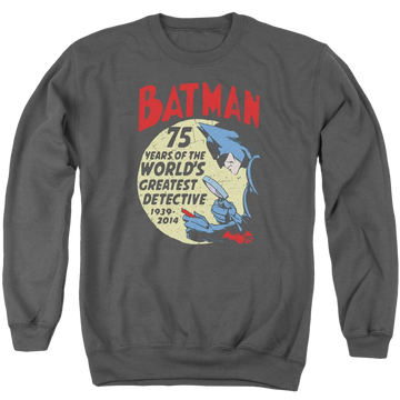 Batman Detective 75 - Men's Crewneck Sweatshirt Men's Crewneck Sweatshirt Batman   