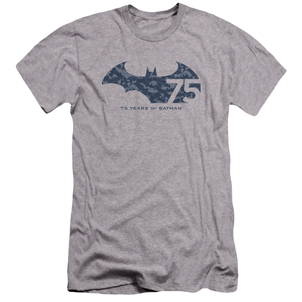 Batman 75 Year Collage - Men's Premium Slim Fit T-Shirt Men's Premium Slim Fit T-Shirt Batman   