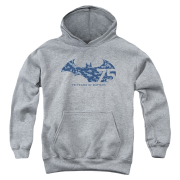 DC Batman 75 Year Collage - Youth Hoodie Youth Hoodie (Ages 8-12) Batman   