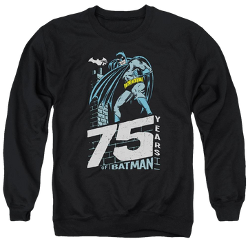 Batman Rooftop - Men's Crewneck Sweatshirt Men's Crewneck Sweatshirt Batman   