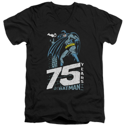 Batman Rooftop - Men's V-Neck T-Shirt Men's V-Neck T-Shirt Batman   
