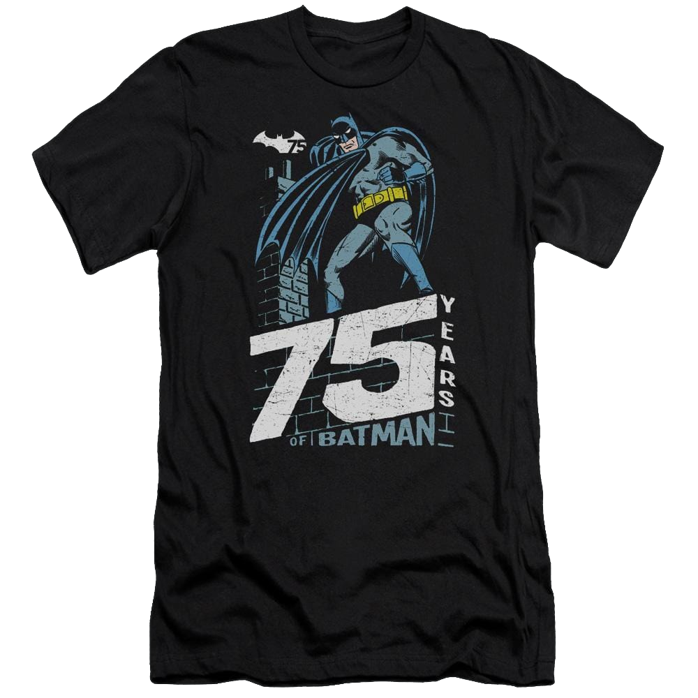 Batman Rooftop - Men's Premium Slim Fit T-Shirt Men's Premium Slim Fit T-Shirt Batman   