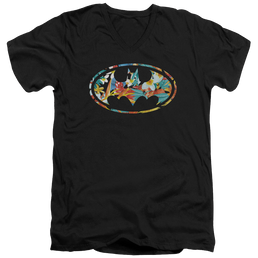 Batman Hawaiian Bat - Men's V-Neck T-Shirt Men's V-Neck T-Shirt Batman   