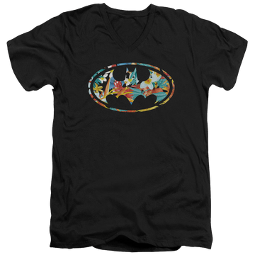 Batman Hawaiian Bat - Men's V-Neck T-Shirt Men's V-Neck T-Shirt Batman   