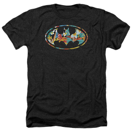 Batman Hawaiian Bat - Men's Heather T-Shirt Men's Heather T-Shirt Batman   