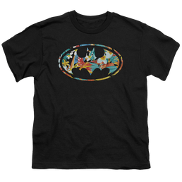 Batman Hawaiian Bat - Youth T-Shirt Youth T-Shirt (Ages 8-12) Batman   