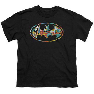 Batman Hawaiian Bat - Youth T-Shirt Youth T-Shirt (Ages 8-12) Batman   