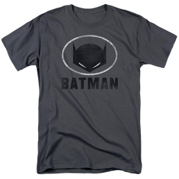 Batman Mask In Oval - Men's Regular Fit T-Shirt Men's Regular Fit T-Shirt Batman   