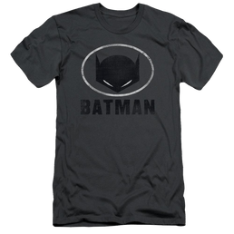 Batman Mask In Oval - Men's Slim Fit T-Shirt Men's Slim Fit T-Shirt Batman   