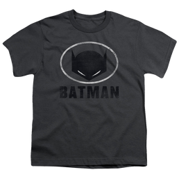 DC Batman Mask In Oval - Youth T-Shirt Youth T-Shirt (Ages 8-12) Batman   