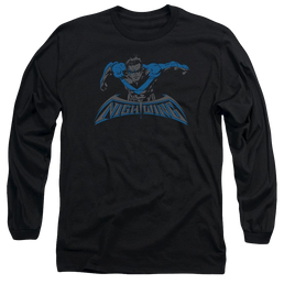 Batman Wing Of The Night - Men's Long Sleeve T-Shirt Men's Long Sleeve T-Shirt Nightwing   
