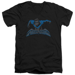 Batman Wing Of The Night - Men's V-Neck T-Shirt Men's V-Neck T-Shirt Nightwing   