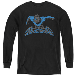 Nightwing Wing Of The Night - Youth Long Sleeve T-Shirt Youth Long Sleeve T-Shirt Nightwing   