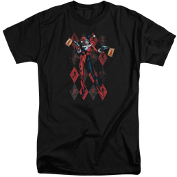 Batman Pow Pow - Men's Tall Fit T-Shirt Men's Tall Fit T-Shirt Harley Quinn   