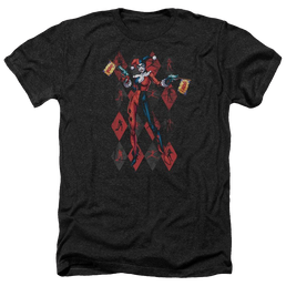 Batman Pow Pow - Men's Heather T-Shirt Men's Heather T-Shirt Harley Quinn   