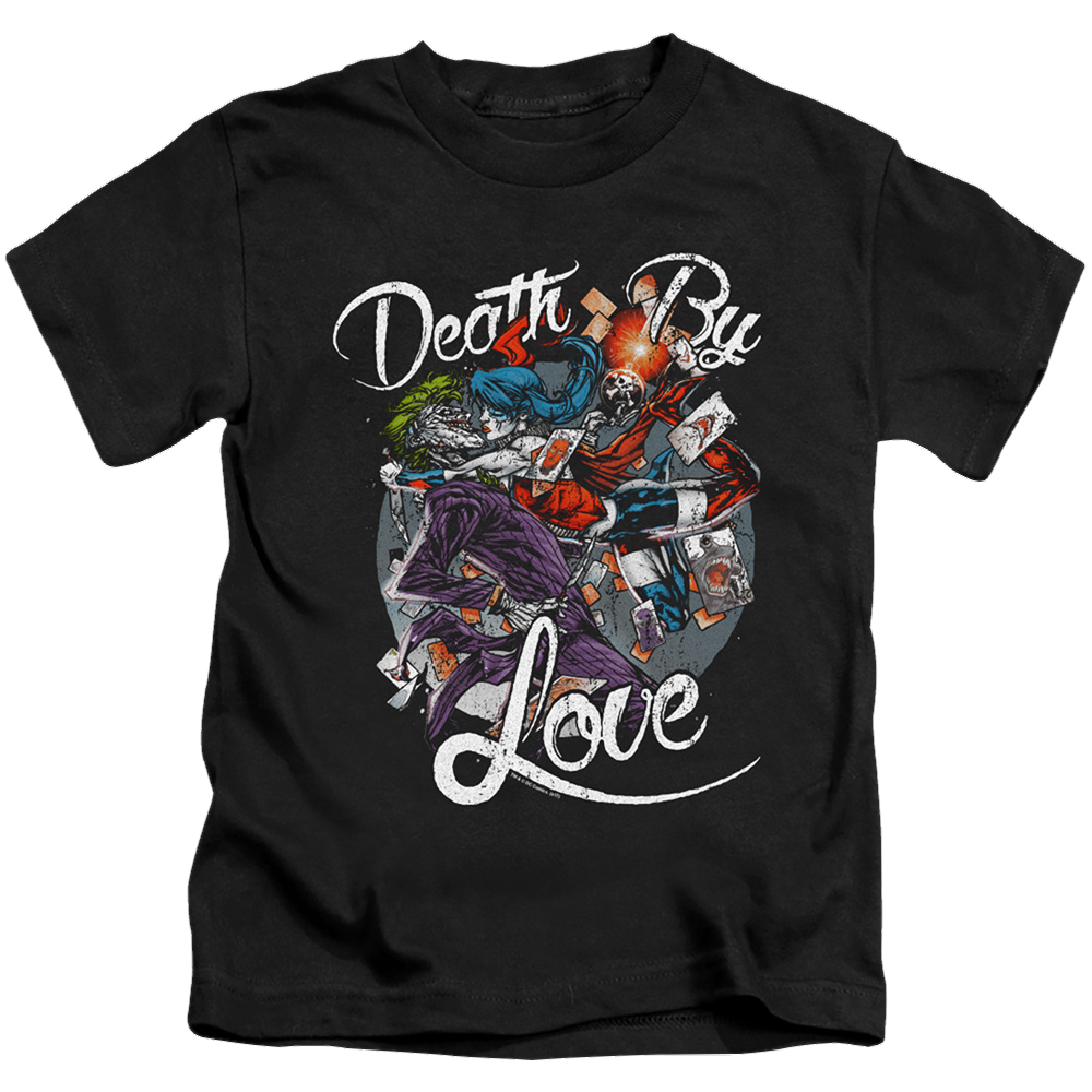 Harley Quinn Death By Love - Kid's T-Shirt Kid's T-Shirt (Ages 4-7) Harley Quinn   