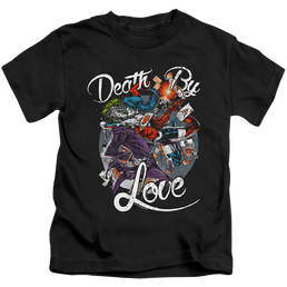Harley Quinn Death By Love - Kid's T-Shirt Kid's T-Shirt (Ages 4-7) Harley Quinn   