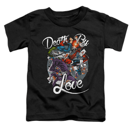 Harley Quinn Death By Love - Toddler T-Shirt Toddler T-Shirt Harley Quinn   